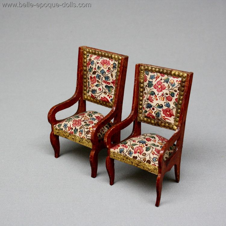 Puppenstuben mbel , Antique Dollhouse early French furniture , Puppenstuben mbel