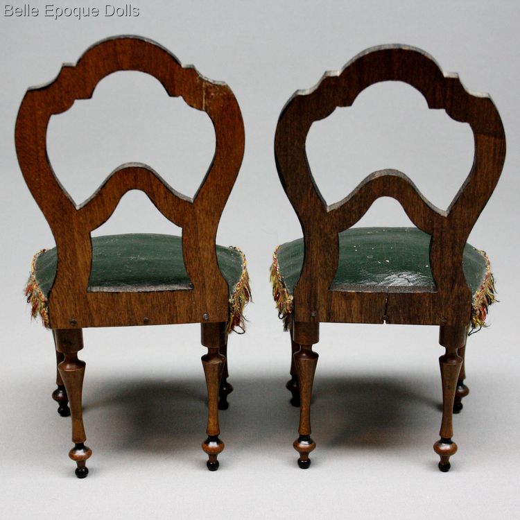 Antique fashion dolls  furniture  , Puppen mobel tisch , Antique Doll miniature pedestal table