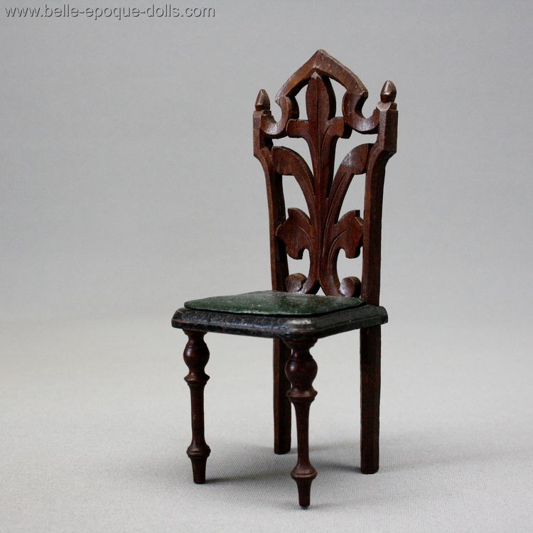 Puppenstuben harrass schlafzimmer , Antique Dollhouse miniature harrass furniture , Puppenstuben harrass schlafzimmer