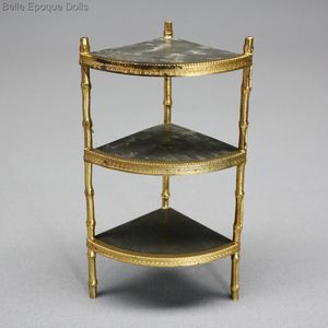 Antique Dollhouse Ormolu Corner Shelf 1 - By Erhard  Shne