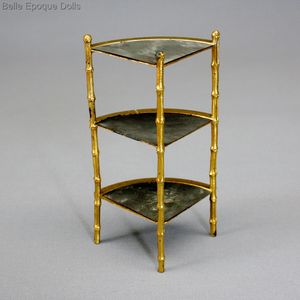 Antique Dollhouse Ormolu Corner Shelf 2 - By Erhard  Shne