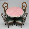 french table and 6 chairs , François Bolant , Fashion doll dining furniture 