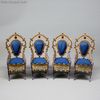 doll miniature , antique miniature salon furniture , french salon jardiniere clavecin piano spinet 