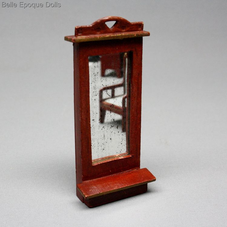 antique miniature  , antique miniature dolls house , antique gottschalk furniture salon