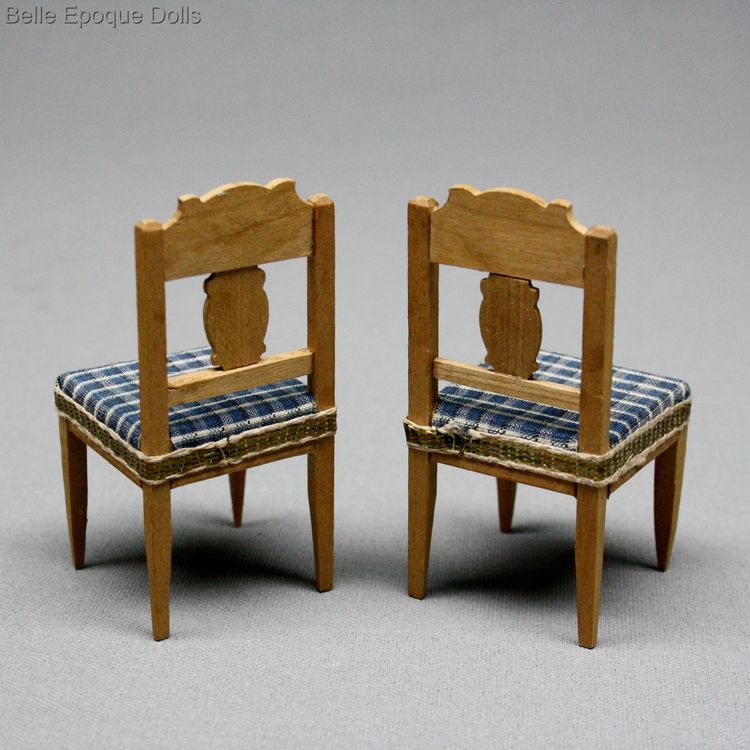 thuringia early miniature furniture set , thuringia early furniture , sofa bed dollhouse antique dollhouse miniature