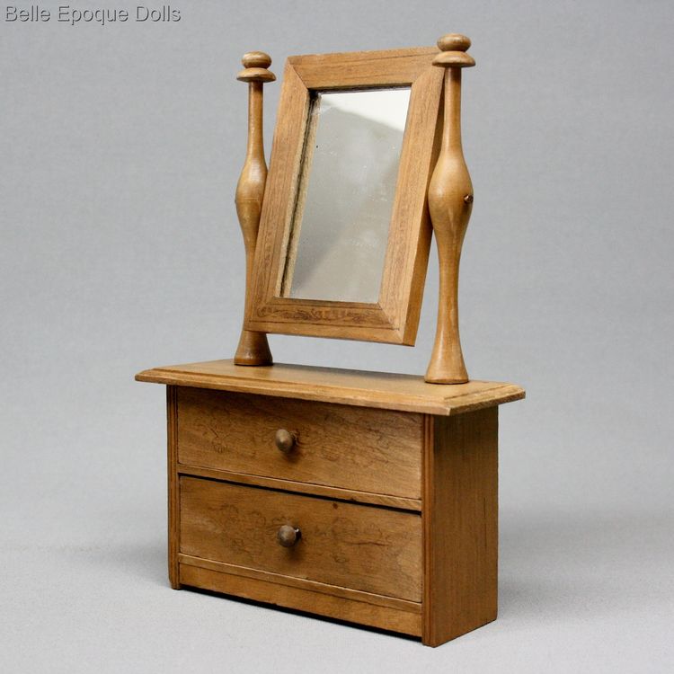 antique wooden beauty  , antique miniature dressing table , antique wooden beauty 