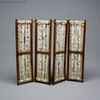 paravent , antique folding screen , paravent 