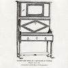 early French furniture , papiermache puppen möbel , antique minaiture furniture for paper mache dolls 