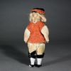 antique all bisque mignonette , miniature antique dollhouse doll , Puppenstuben puppen ganzbiskuit porzellan  
