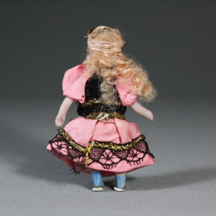 miniature antique doll  , Antique  Lilliputian Doll