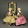 Antique dolls house theater dolls , Bisque theater tiny doll , Antique dolls house theater dolls 