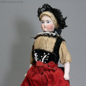 Antique dolls house woman  , antik puppenkuchen puppe , Antique dolls house woman  