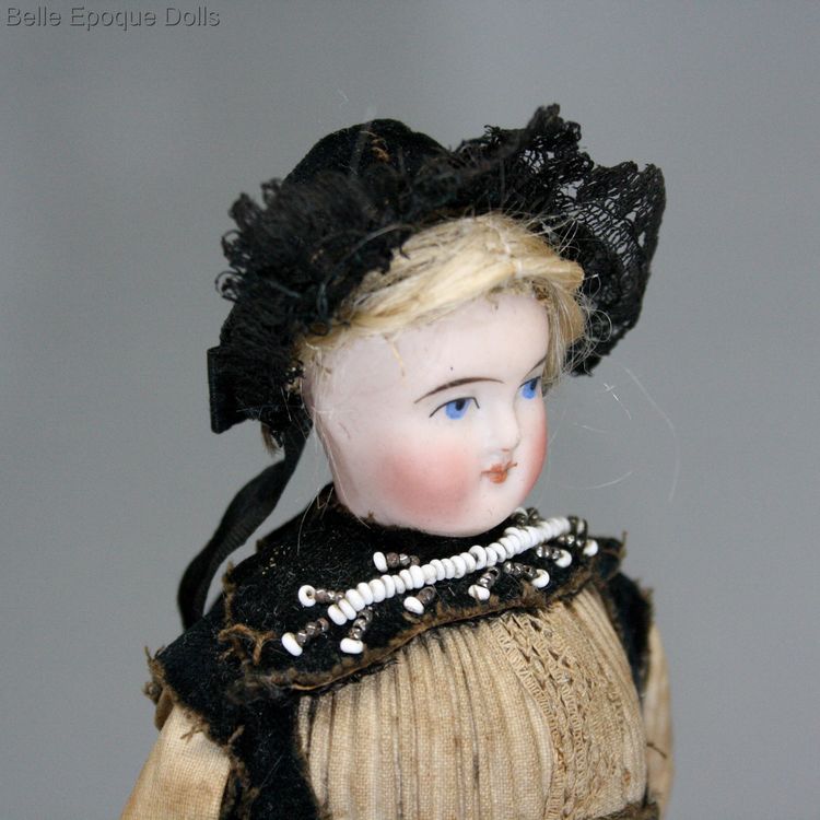 antik puppenkuchen puppe , Antique German Dollhouse doll , alte Puppenstuben puppe frau