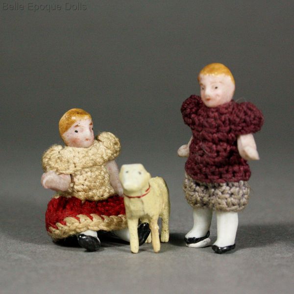 Puppenstuben puppen , Antique Dollhouse dolls carl horn , Puppenstuben puppen