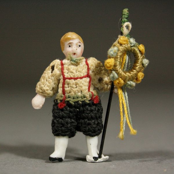 tiny antique porcelain dolls