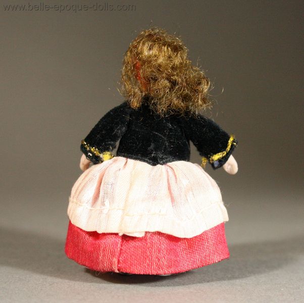 miniature antique doll , Antique  Lilliputian Doll