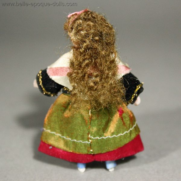 Antique  Lilliputian Doll , franzoesische puppenstubenpuppe , Antique  Lilliputian Doll