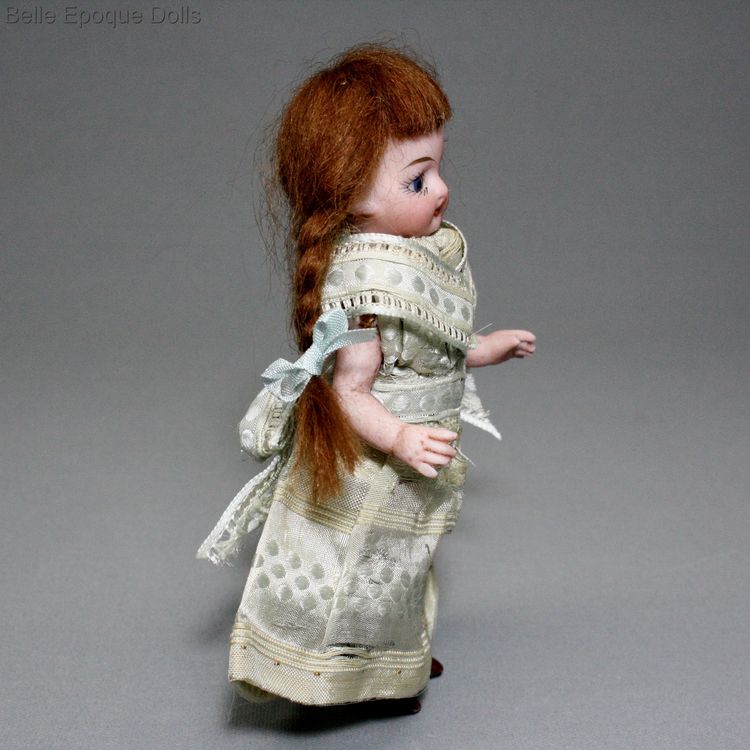 Antique mignonette Simon Halbig , Puppenstuben puppen Simon  Halbig , Antique Dollhouse all bisque doll