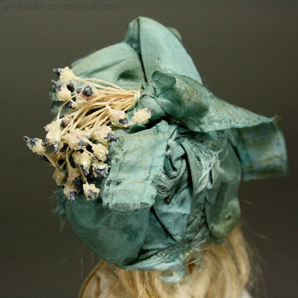 Antique all-bisque french  doll mignonette , Antique dolls house solid domed all bisque doll