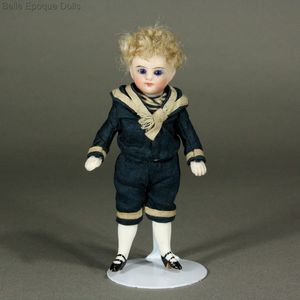 All-Bisque French Mignonette - The Boy in Sailor Costume