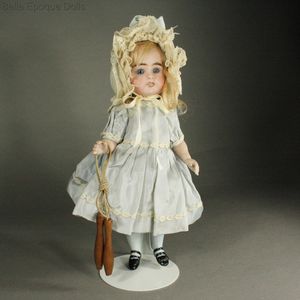 Antique all bisque Doll miniature , Antique all bisque simon halbig mignonette , Puppenstuben ganzbiskuit puppen simon halbig 