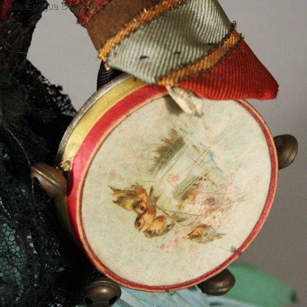 Antique Miniature Dolls / Charming French Bisque Shoulder Head