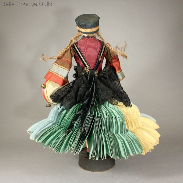 bisque Shoulder Head Fortune Teller Doll  , Antique bonne aventure doll 