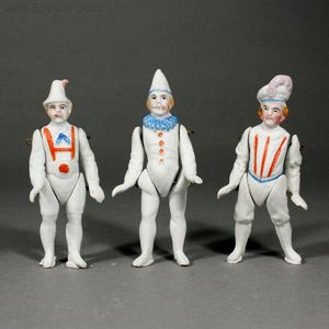 All-Bisque Dolls - Historical and Circus Figures