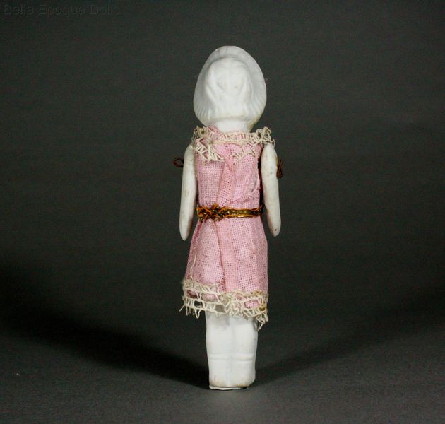 Puppenstuben puppen , Antique Dollhouse bonnet doll , Puppenstuben puppen