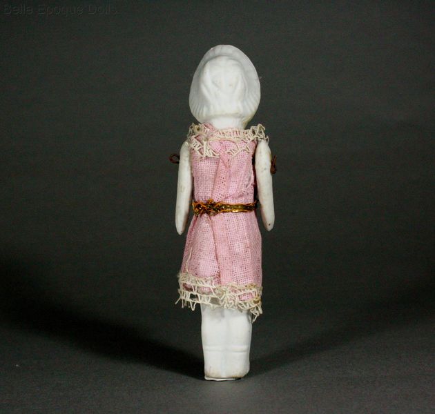 Puppenstuben puppen , Antique Dollhouse bonnet doll , Puppenstuben puppen