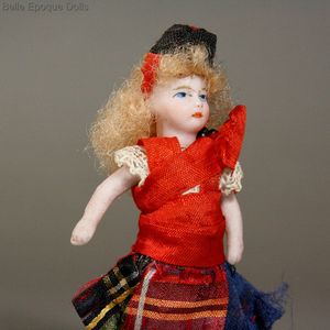 Puppenstuben puppen , Antique Dollhouse miniature doll ,  