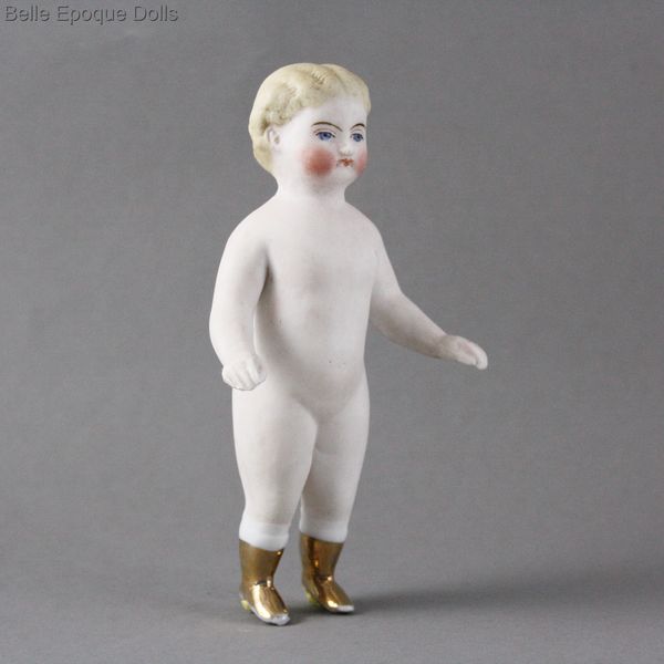 Puppenstuben badekinder, badepuppen , Antique frozen charlotte doll