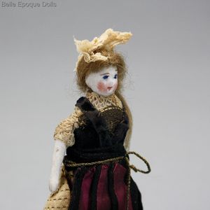Puppenstuben zubehor , Antique Dollhouse miniature doll ,  