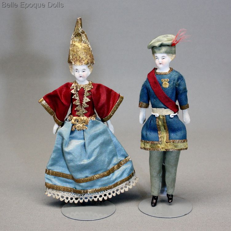 Antique Dollhouse theater doll princess , Antique dolls miniature princess