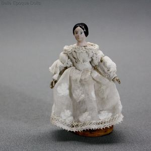 Fine Early Grodnertal Wooden Doll