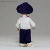Antique dolls house all bisque doll , Alte ganzbiskuit Puppchen , Antique Dollhouse miniature lilliputian dolls 
