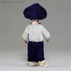 Antique dolls house all bisque doll , Alte ganzbiskuit Puppchen , Antique Dollhouse miniature lilliputian dolls 