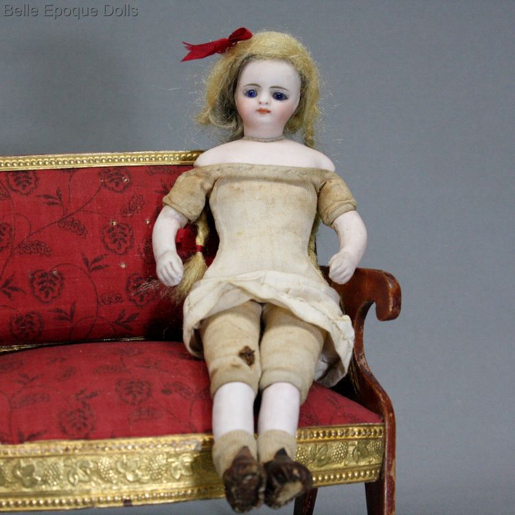 Simon Halbig bisque dollhouse doll , bare feet mignonette 