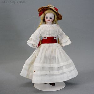 Rare Bare Feet Bisque Doll by Simon  Halbig
