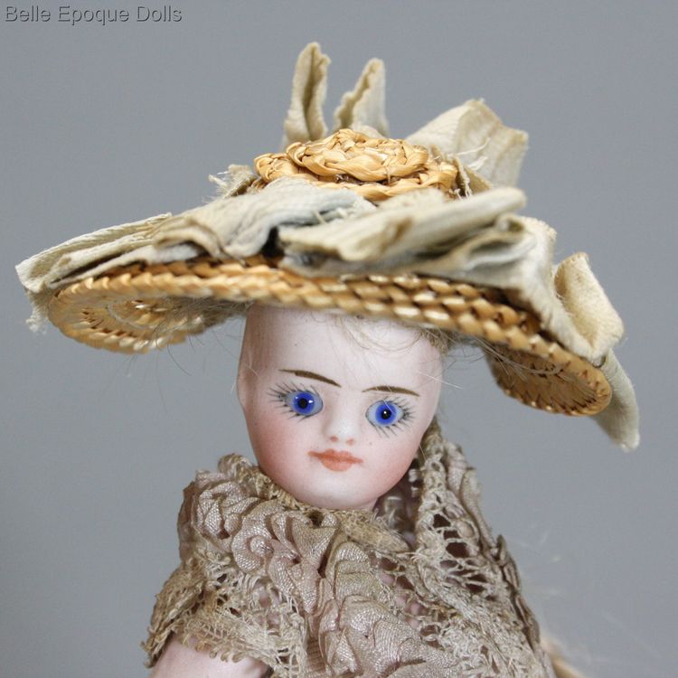 Antique all-bisque french  doll mignonette , French mignonette francois gaultier