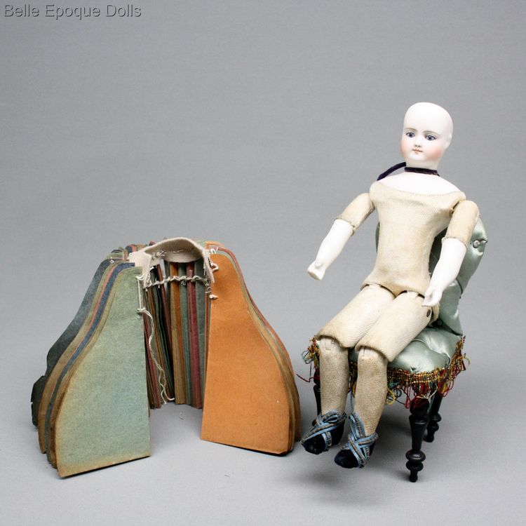 antique fortune telling fashion doll  , Antique bisque german doll simon halbig
