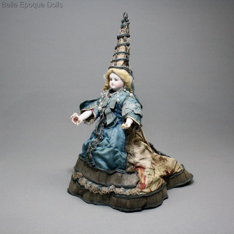 antique fortune teller doll , diseuse bonne aventure doll