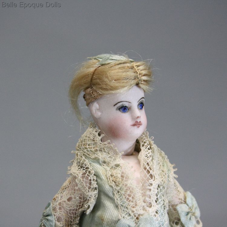 sustrac schmitt antique doll , antique French miniature doll mignonette