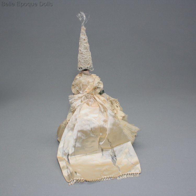 fortune telling doll paper mache , Antique bonne aventure doll  , French Milliners Model Doll Antique 