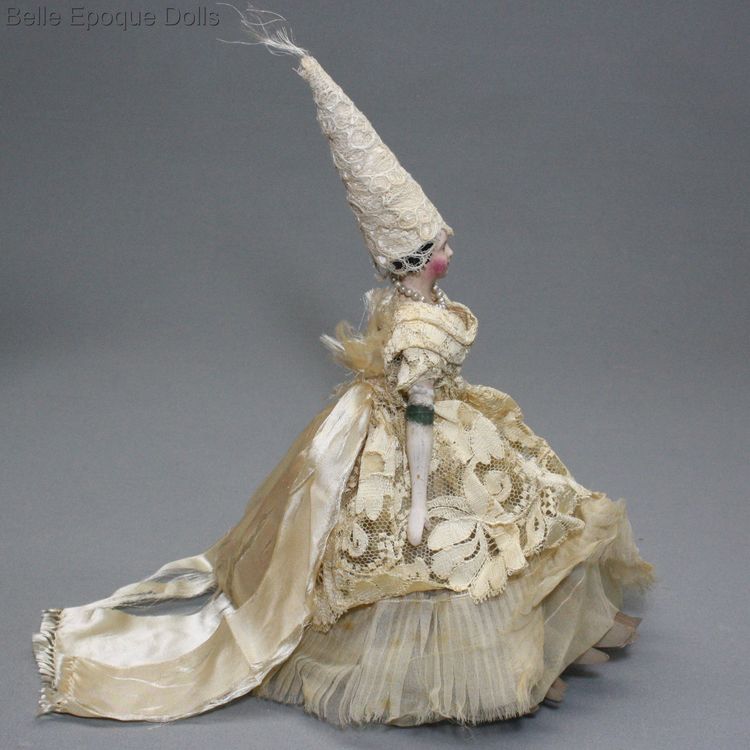 Antique bonne aventure doll  , milliner doll composition