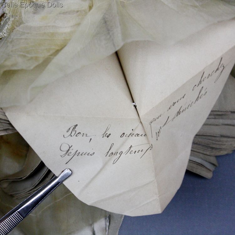 Antique bonne aventure doll  , milliner doll composition