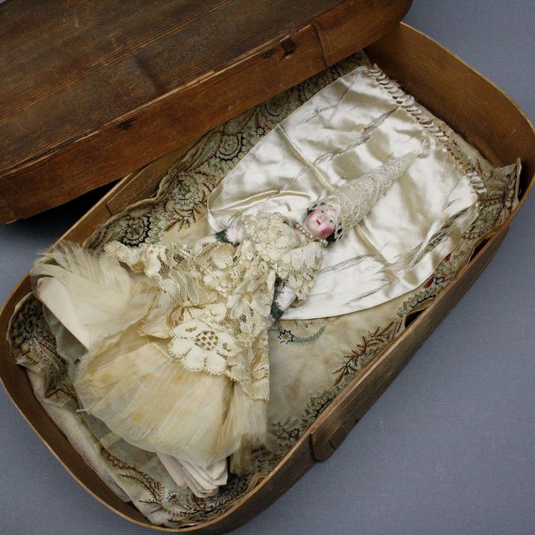 fortune telling doll paper mache , milliner doll composition