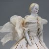 Antique dolls house porcelain and bisque dolls , Antique Dollhouse miniature doll , Puppenstuben puppen 